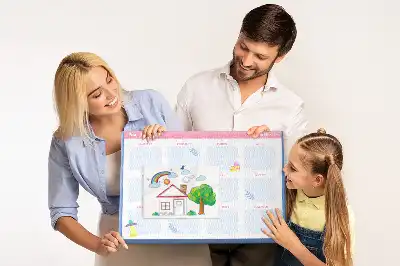Kork Pinnwand Monats-Wandkalender