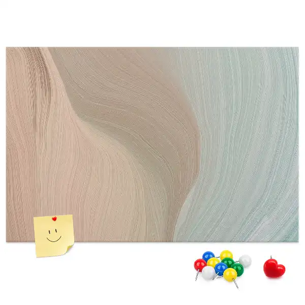 Bilder-Korktafel Abstraktion von Wellen