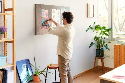 Bilder-Korktafel Abstraktion von Wellen