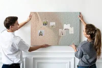 Bilder-Korktafel Abstraktion von Wellen