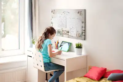 Pinnwand Planer gemütliches Zuhause