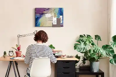 Bilder-Korktafel Fantasievolle Felsstruktur