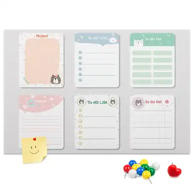 Kork Pinnwand Bunte Notizen
