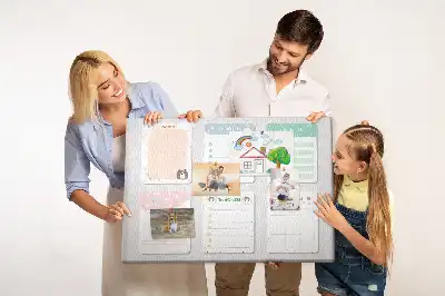 Kork Pinnwand Bunte Notizen