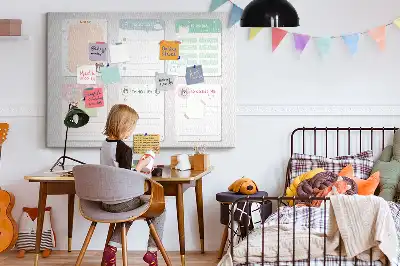Kork Pinnwand Bunte Notizen