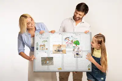 Kork Pinnwand Gemütlicher Wochenplaner