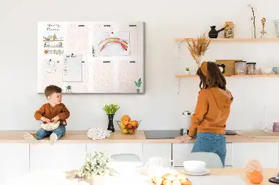 Bilder-Korktafel Wochenplan Organizer