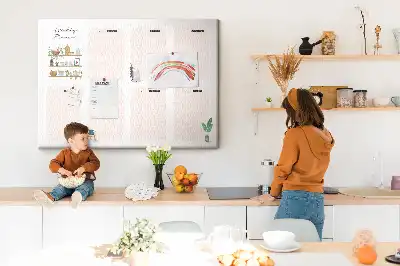 Bilder-Korktafel Wochenplan Organizer