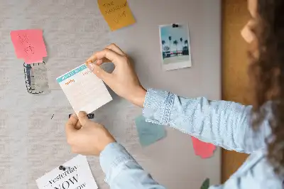 Bilder-Korktafel Wochenplan Organizer
