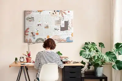 Pinnwand Wochenorganizer Haus