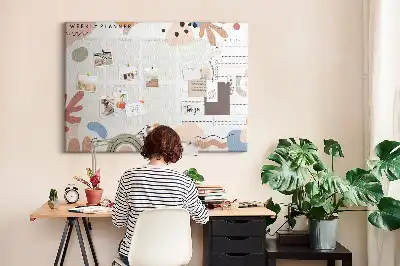 Pinnwand Wochenorganizer Haus