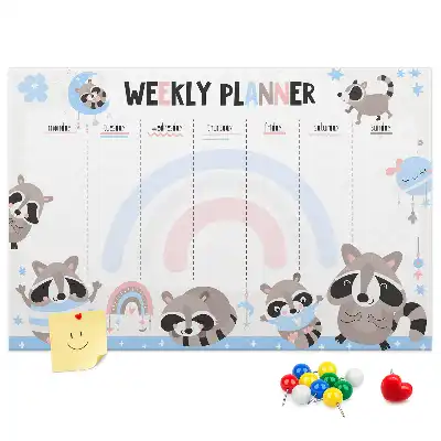 Bilder-Korktafel Pflichtenplan für Kleinkinder