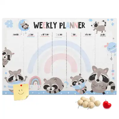 Bilder-Korktafel Pflichtenplan für Kleinkinder