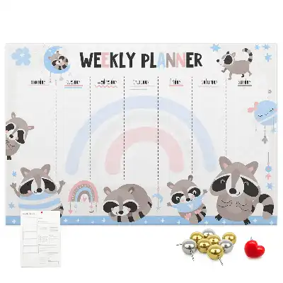 Bilder-Korktafel Pflichtenplan für Kleinkinder