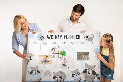 Bilder-Korktafel Pflichtenplan für Kleinkinder