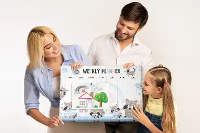 Bilder-Korktafel Pflichtenplan für Kleinkinder