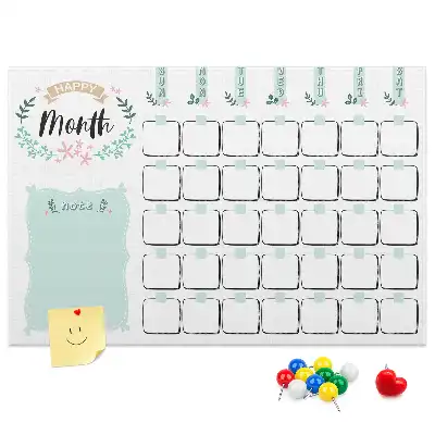 Kork Pinnwand Wandkalender für den Monat