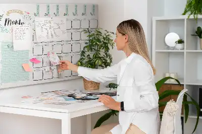 Kork Pinnwand Wandkalender für den Monat
