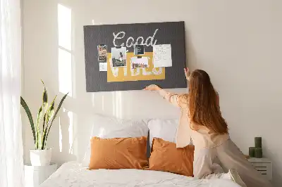 Bilder-Korktafel Motivationszitat