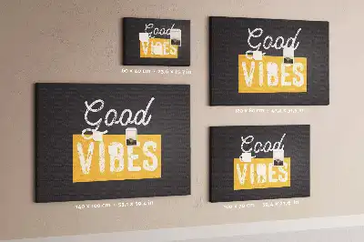 Bilder-Korktafel Motivationszitat