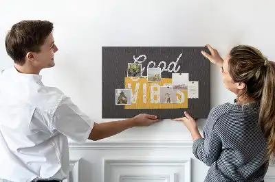Bilder-Korktafel Motivationszitat