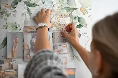 Kork Pinnwand Blätter Natur Pflanzen