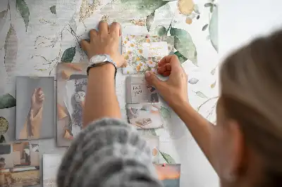 Kork Pinnwand Blätter Natur Pflanzen