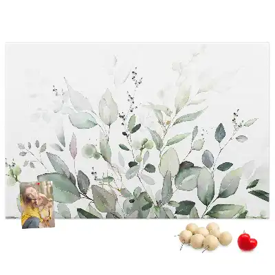 Bilder-Korktafel Botanische Blätter Natur
