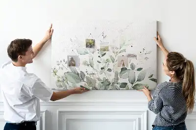 Bilder-Korktafel Botanische Blätter Natur