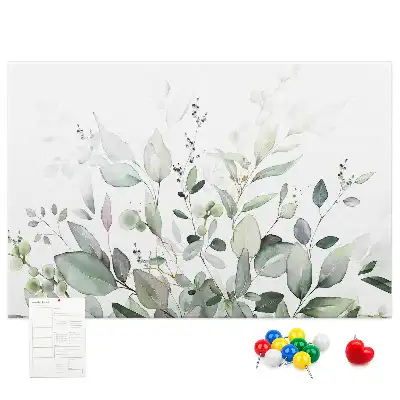 Bilder-Korktafel Botanische Blätter Natur