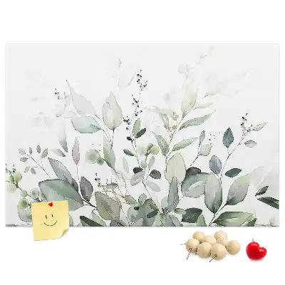 Bilder-Korktafel Botanische Blätter Natur