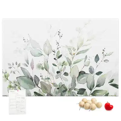 Bilder-Korktafel Botanische Blätter Natur