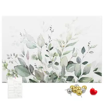 Bilder-Korktafel Botanische Blätter Natur