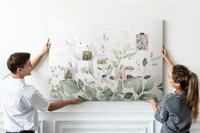 Bilder-Korktafel Botanische Blätter Natur