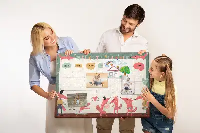 Kork Pinnwand Kinder-Wochenorganizer