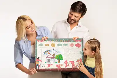 Kork Pinnwand Kinder-Wochenorganizer