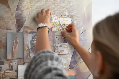 Bedruckte Korkplatte Pflanzen Aquarell
