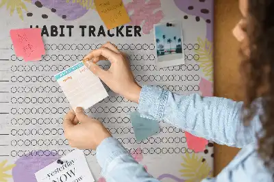Pinnwand Wand-Habit-Tracker