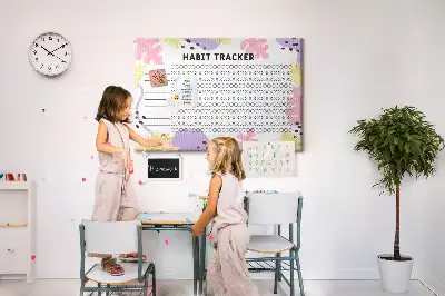 Pinnwand Wand-Habit-Tracker