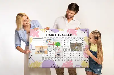 Pinnwand Wand-Habit-Tracker