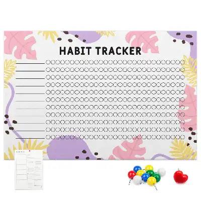 Pinnwand Wand-Habit-Tracker