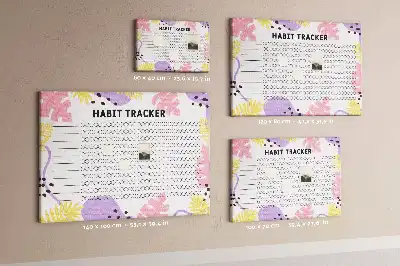 Pinnwand Wand-Habit-Tracker