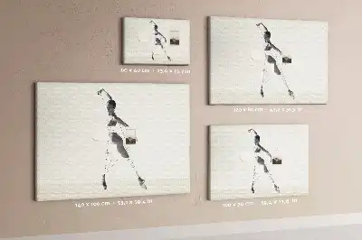 Bedruckte Korkplatte Ballerina
