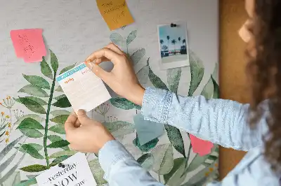 Bilder-Korktafel Aquarell Blätter
