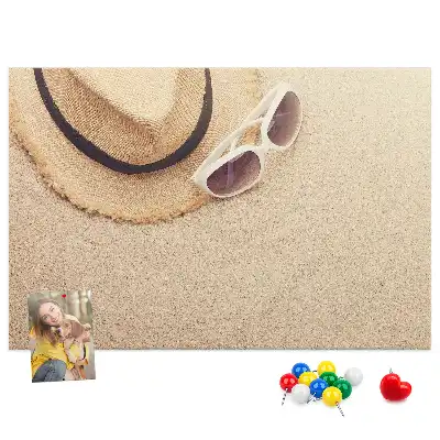 Kork-Pinnwand Urlaubsreise