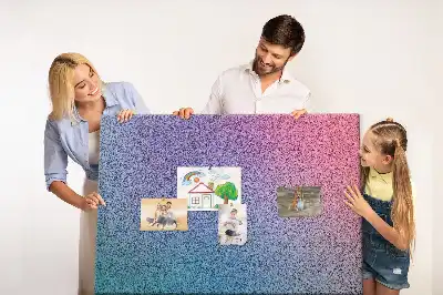 Korkpinnwand mit Farbverlaufsmuster