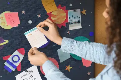 Bilder-Korktafel Kinder-Weltraum