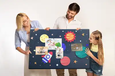 Bilder-Korktafel Kinder-Weltraum