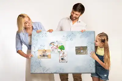Kork Pinnwand Pflanzenskizze