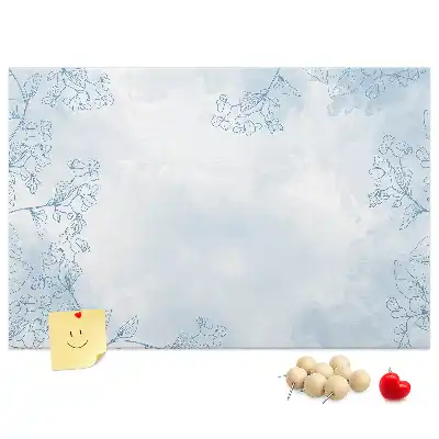 Kork Pinnwand Pflanzenskizze